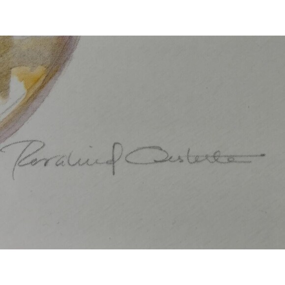 Vintage Rosalind Oesterle Watercolor Floral Framed Art 3pc Set Pre-Owned Decor - Picture 7 of 9